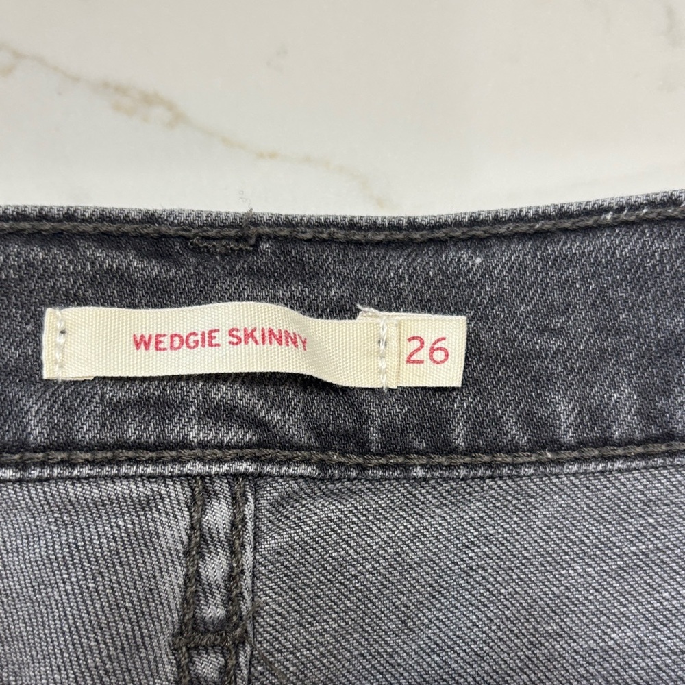 Levi's Skinny Jeans in Charcoal Gray - Picture 6 of 16